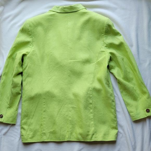 Accent blazer, linen, size 14 - Picture 2 of 9